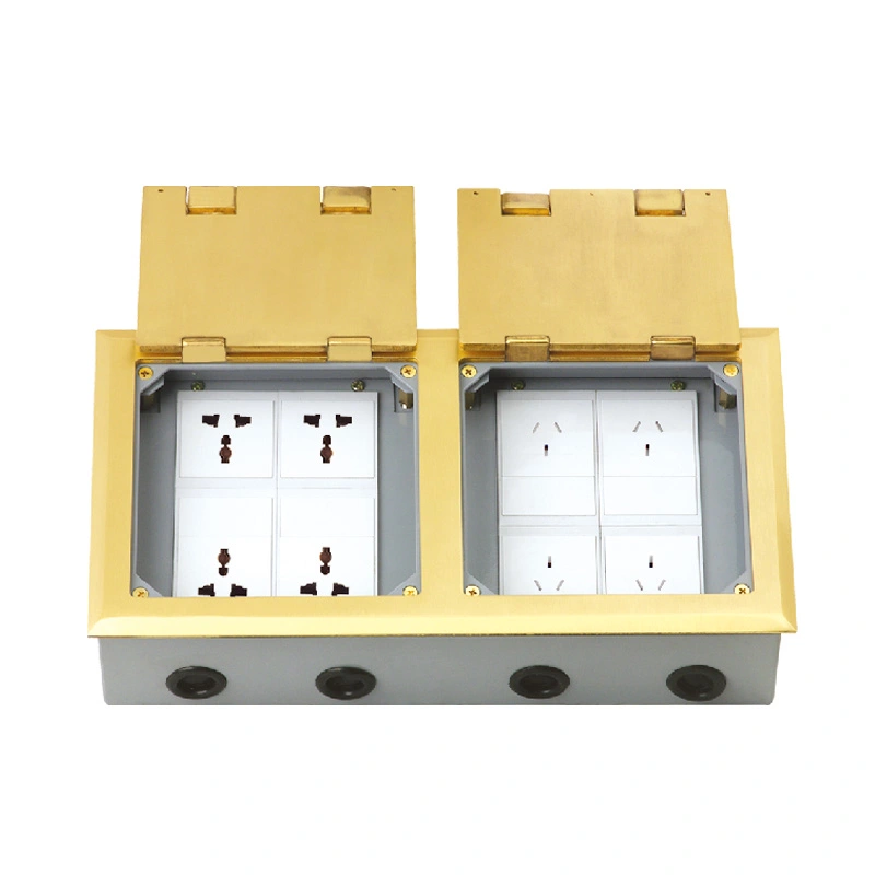 Double Door Open Cover Floor Socket 20 модулунун кубаттуулугу