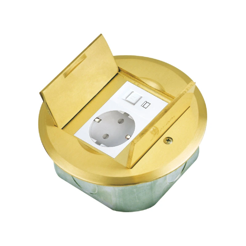 Hidden Floor Socket Box Circular Open Cover түрү Socket